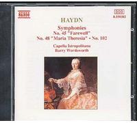 Symphonies Nos. 45, 48 & 102 Capella Istropolitana