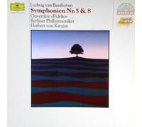 Symphonies Nos. 5 And 8 / Ouverture Fidelio - Ludwig van Beethoven / Herbert von Karajan / Berliner Philharmoniker LP