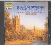 Symphonies Nos. 88, 89 & 92 Orch. Philh. De Vienne