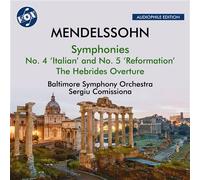 Felix Mendelssohn – Symphonies N°4 « Italienne » et N°5 « Réformation » – Ouverture « Les Hébrides » – CD – Vox