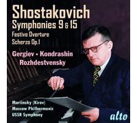 Symphonies numéros 9 et 15 Ouverture Festive Scherzo Opus 1 CD