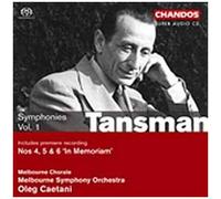 Tansman - Alexandre Tansman : Symphonies n°4, 5 et 6 - vol.1