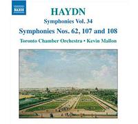 Joseph Haydn – Symphonies, vol. 34 (nos 62, 107, 108) – CD – Naxos