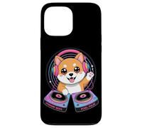 Symphony Beats Pixel Pulse Chien Dj Coque pour iPhone 13 Pro Max