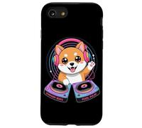 Symphony Beats Pixel Pulse Chien Dj Coque pour iPhone SE (2020) / 7 / 8