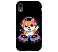 Symphony Beats Pixel Pulse Chien Dj Coque pour iPhone XR