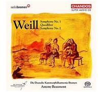 Weill, K. – Symphony No.1 & 2 / Quodlibet – SACD/CD hybride – Import – NAXOS