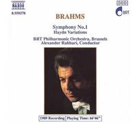 Alexander Rahbari – Brahms : Symphonie n°1 / Variations sur un thème de Haydn – CD – NAXOS