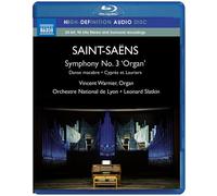 Saint-Saëns/V. Warnier – Symphonie n°3 'Orgues' • Danse macabre • Cyprès et Lauriers – Blu-ray audio