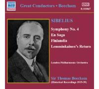 Symphony No. 4, En Saga, Finlandia (Beecham, Lpo)