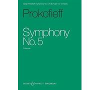 Symphony No. 5 in Bb major: op. 100. orchestra. Partition d'étude.