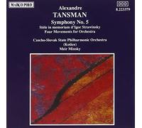 Symphony No. 5 (Minsky, Slovak State Po Kosice) by Tansman (1992-07-30)