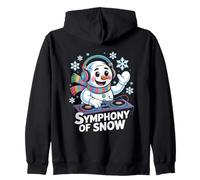 Symphony Of Snow Bonhomme De Neige Dj Sweat à Capuche