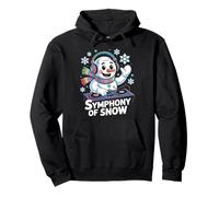 Symphony Of Snow Bonhomme De Neige Dj Sweat à Capuche