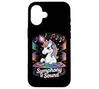 Symphony Of Sound Dj Licorne Magique Coque pour iPhone 16