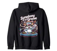 Symphony Of The Groove DJ Animal Drôle Sweat à Capuche