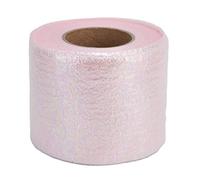 Symphony Ribbon Gradient Christmas Ribbon Roll DIY Homemade Children's Bow Hair Ornament Tulle Roll Beauty Decor Chair Home Party (Rose clair)