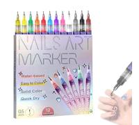 Symphonyof 12 Colors Nail Art Pens Set, 2025 New DIY Nail Art Markers for Gel Nails, Nail Polish Pens Quick Dry Nail Art Tools (1pcs)