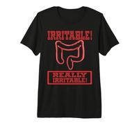 Symptômes de l'Intestin Irritable Côlon T-Shirt Haut de Gamme