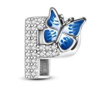 Symretie Pendentif Charm en Argent 925, Compatible avec les Bracelets et Colliers de Style Pandora et Européen. Convient aux Femmes et aux Filles.