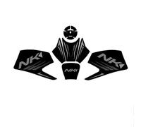 SYMWBD Autocollant De Protection De Réservoir De Carburant Latéral pour Moto pour CFMOTO 450NK NK450 450 NK NK 450 Autocollants pour Protection de réservoir de carbu(Couleur 1)
