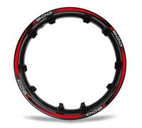 SYMWBD Autocollant De Roue De Moto pour Kawasaki Z900 Z 900 Autocollant De Jantes Réfléchissant Autocollants réfléchissants(Rouge)