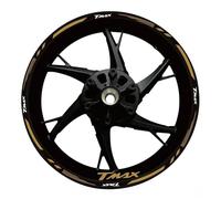 SYMWBD Autocollant De Roue De Moto pour Yamaha TMAX560 T Max 560 T-MAX560, Autocollant Réfléchissant pour Jante Roue, Autocollants pour Moyeu Roue Autocollants pour Jantes(Couleur 20)