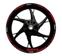 SYMWBD Autocollant De Roue De Moto pour Yamaha TMAX560 T Max 560 T-MAX560, Autocollant Réfléchissant pour Jante Roue, Autocollants pour Moyeu Roue Autocollants pour Jantes(Couleur 21)