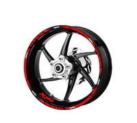 SYMWBD Autocollant De Roue De Moto pour Yamaha XJR 400 1200 1300 Autocollant Réfléchissant pour Jante De Roue Autocollants pour Moyeu De Roue Autocollants pour Jantes(Couleur 4)