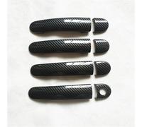 SYMWBD Couvercle Cache De Poignée Porte Extérieure Pour Voiture Pour Seat Pour Altea XL Pour Leon FR (2004-2007, 2012) Protection Habillage Caches Housses Poignée Porte Voiture(Noir 3)