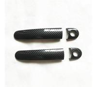 SYMWBD Couvercle Cache De Poignée Porte Extérieure Pour Voiture Pour Seat Pour Altea XL Pour Leon FR (2004-2007, 2012) Protection Habillage Caches Housses Poignée Porte Voiture(Noir 2)