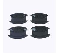 SYMWBD Couvercle Cache-poignées De Porte Extérieure Pour Nissan Pour March Pour Micra K12 (2003-2010) Protection 2004 2005 2006 2007 2008 200 Housses Poignée Porte Voiture(Noir 3)