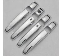 SYMWBD Couvercle Cache-poignées De Porte Extérieures Pour Jeep Pour Patriot 2011-2014 Garnitures Décoratives Avec Serrure Intelligente 2012 2013 Housses Poignée Porte Voiture