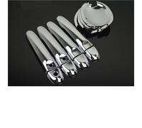 SYMWBD Couvercle Garniture De Poignée Porte Extérieure Pour Nissan Pour Note E12 (2013-2019) Décoration Protection Housses Poignée Porte Voiture(Argent 4)