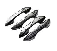 SYMWBD Couvercle Garniture De Poignée Porte Extérieure Pour Toyota Pour Corolla 2013-2017 E160 E170 Protection Conduite À Gauche Housses Poignée Porte Voiture(Noir 1)