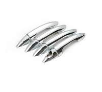 SYMWBD Couvercle Garniture De Poignée Porte Extérieure Pour Voiture Pour Hyundai Pour Solaris Pour Verna Ix25 Pour Accent (2010-2015) Finition Argent Housses Poignée Porte Voiture