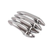 SYMWBD Couvercle Garniture De Poignée Porte Pour Hyundai I10 Pour Grand X (2014-2020) Protection Extérieure Argent Chromé Housses Poignée Porte Voiture