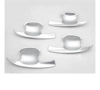 SYMWBD Couvercle Garniture De Poignée Porte Pour Hyundai Pour Creta IX25 (2015-2020) Décoration Argent Chromé 2016 2017 2018 2019 Housses Poignée Porte Voiture(Argent 2)