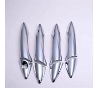 SYMWBD Couvercle Garniture De Poignée Porte Pour Hyundai Pour Elantra 2012-2016 Conduite À Gauche Coque Protection Argent Chromé Housses Poignée Porte Voiture