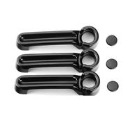 SYMWBD Couvercle Garniture De Poignée Porte Pour Jeep Pour Liberty Pour Wrangler JK JKU 2007-2017 Décoration Coque Protection Style Autocollant Housses Poignée Porte Voiture(Noir 3)