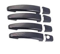 SYMWBD Couvercle Garniture De Poignée Porte Pour Opel Pour Zafira Pour Tourer C 2011-2019 Extérieur Décoration Noir Laqué Chrome Housses Poignée Porte Voiture(Couleur 3)