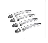 SYMWBD Couvercle Garniture De Poignée Porte Pour Subaru Pour Legacy BM BR 2010-2014 Autocollants Style Protection Housses Poignée Porte Voiture(Argent 1)