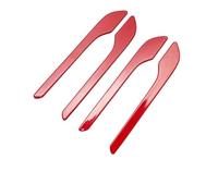 SYMWBD Couvercle Garniture De Poignée Porte Pour Tesla Pour Model 3 Y Décoration Style Autocollant Housses Poignée Porte Voiture(Rouge)