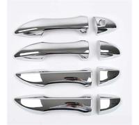 SYMWBD Couvercle Garniture De Poignée Porte Pour Toyota Pour Corolla 2014-2018 Protection Conduite À Droite Autocollant Décoratif Housses Poignée Porte Voiture(Argent 1)