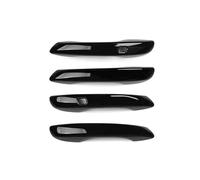 SYMWBD Couvercle Garniture Poignée Porte Extérieure Pour Genesis G80 RG3 PE 2020-2025 (conduite À Gauche) 2021 2022 2023 2024 Aspect Fibre Carbone Housses Poignée Porte Voiture(Noir 2)