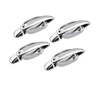 SYMWBD Couvercle Housse De Poignée Porte Extérieure Pour Q5 2008-2016 Décoration Garniture Protection 2009 2010 2011 2012 2013 2014 2015 Housses Poignée Porte Voiture(Argent 3)