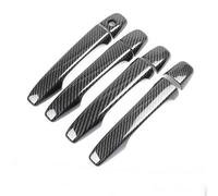 SYMWBD Couvercle Housse De Poignée Porte Extérieure Pour Subaru Pour Levorg (2015-2019) Décoration Garnitures Protection Housses Poignée Porte Voiture(Noir 2)