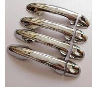 SYMWBD Couvercle Housse De Poignée Porte Extérieure Pour Toyota Pour Fortuner 2016-2023 Décoration Garniture Protection Housses Poignée Porte Voiture(Argent 1)