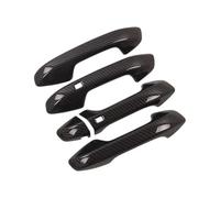 SYMWBD Couvercle Housse Poignée Porte Extérieure Pour Kia Pour Ceed 3, Pour Cee'd, Pour Cee D SW Pour Proceed 2018-2021 Garniture Décorative Poignées Housses Poignée Porte Voiture(Noir 1)