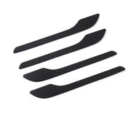 SYMWBD Couvercle Protection De Poignée Porte Extérieure Pour Tesla Pour Model 3 Y Garnitures Décoratives Autocollants Style Housses Poignée Porte Voiture(Noir 2)